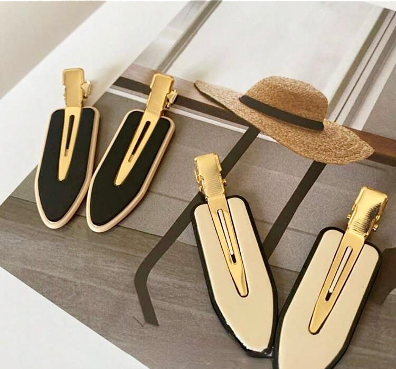 ✨ Elegance Edge Hair Clip Set